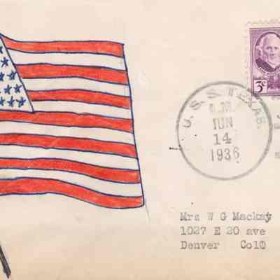 USS Texas (BB 35) “Flag Day” [Cover]