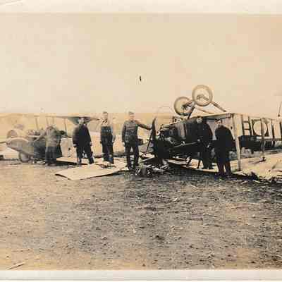 Crashed JN-4 [Photograph]