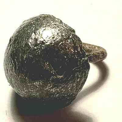 1600s Spanish Florida Pewter Doublet Button St. Augustine (99)