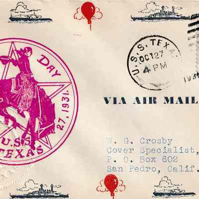 USS Texas "Navy Day" [Cover]