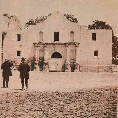 San Antonio de Valero Mission "The Alamo" [Stereoview]