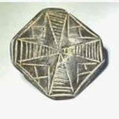 Silver Catholic Cross Button