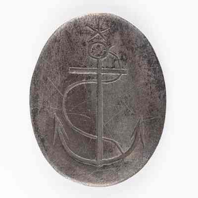 Marine Silver Shoulder Pin
