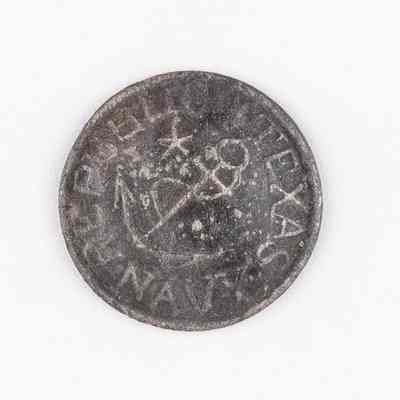 Republic of Texas Navy Silver Coat Button