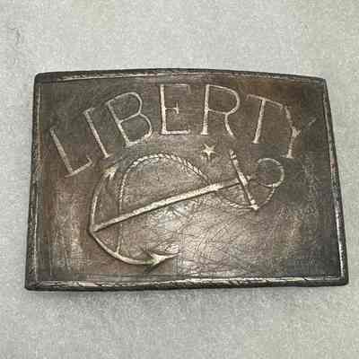 Liberty Silver Belt Buckle