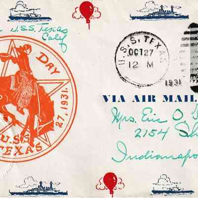 USS Texas "Navy Day" [Cover]
