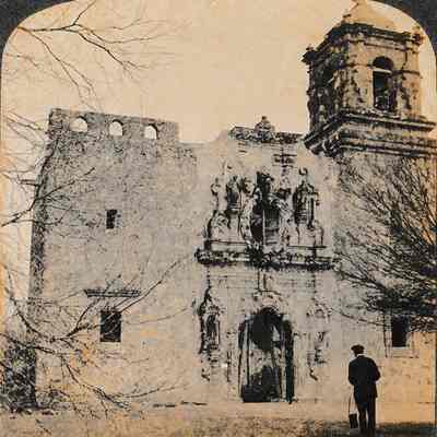 Mission San José y San Miguel de Aguayo [Stereoview]