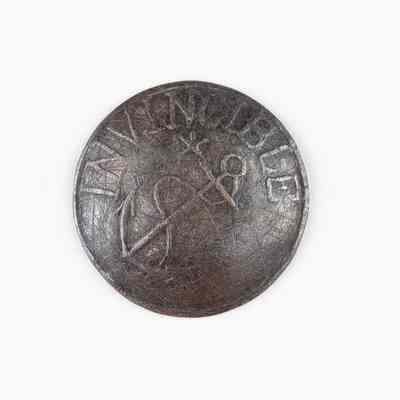 Invincible Silver Overcoat Button