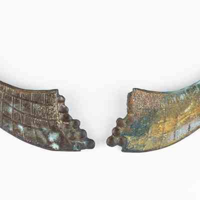 Cornucopia Copper Collar Insignia