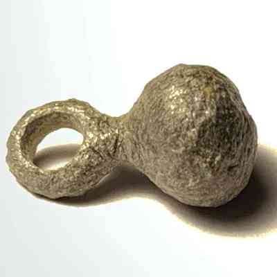 Spanish or French Doublet Button St. Augustine Florida mid 1600s