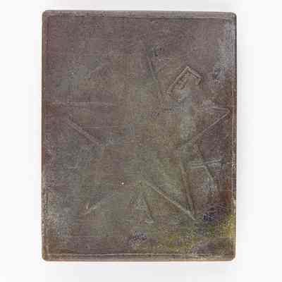 Texas Army Copper Shoulder Plate (4 prong)