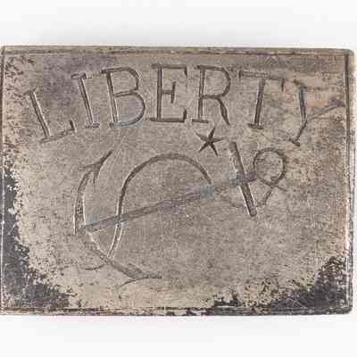 Liberty Silver Belt Buckle