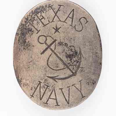 Texas Navy Silver Shoulder Plate