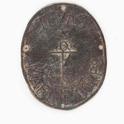 Texas Marine Corps Copper Hat Plate
