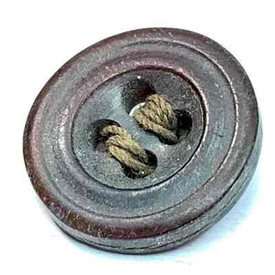 Japanese Army Shell Button with Thread