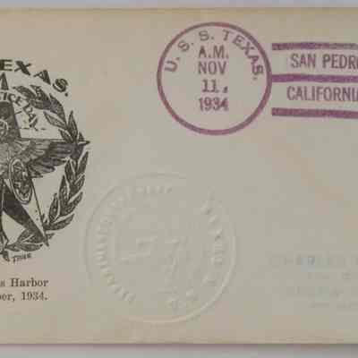 USS Texas (BB 35) “Armistice Day” [Cover]