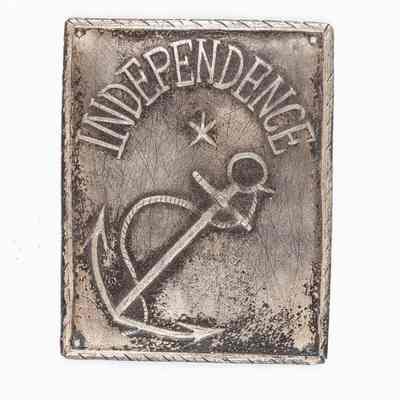 Independence Silver Hat Plate
