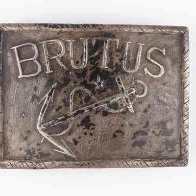Brutus Silver Belt Buckle