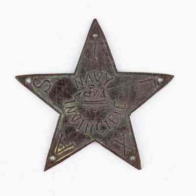 Texas Navy Invincible Copper Hat Star