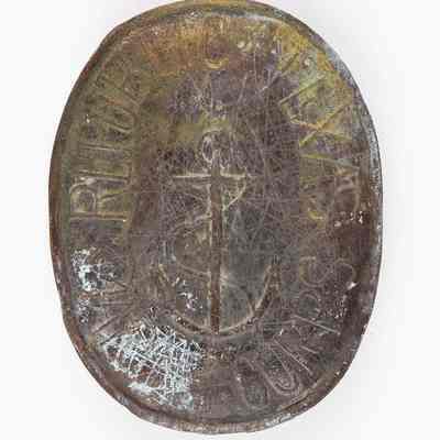 Republic of Texas Marine Corps Copper Shoulder Plate (3 prong)