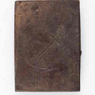 Texas Navy Copper Shoulder Plate (4 prong)
