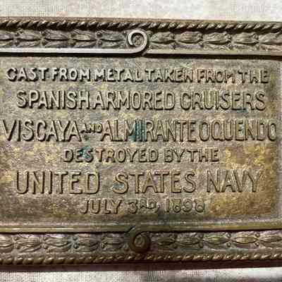 SNS Viscaya and SNS Almirante Oquendo [Plaque]