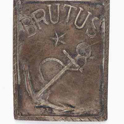 Brutus Silver Hat Plate