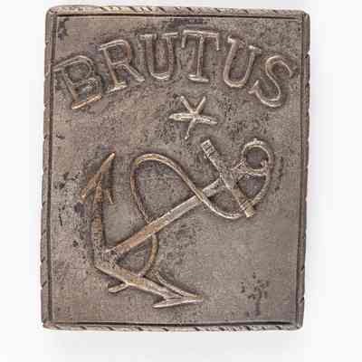 Brutus Silver Small Belt Buckle