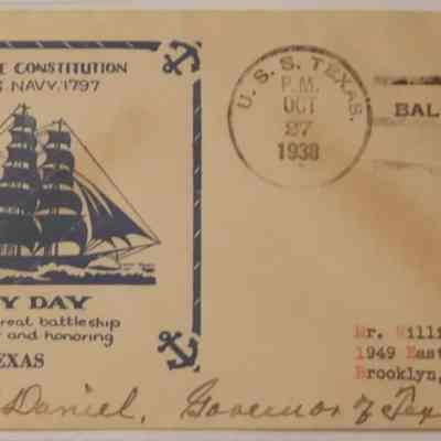 USS Texas (BB 35) “Navy Day” [Cover]