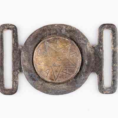 Texas Marine Gold Belt Buckle