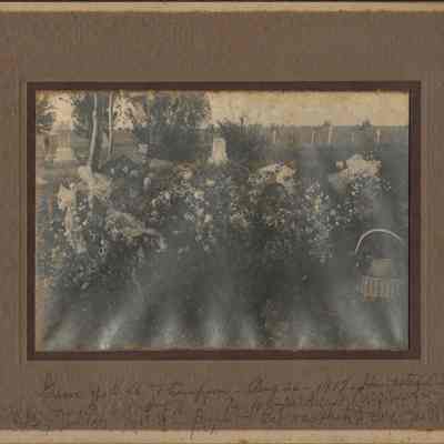 E.A Thompson Gravesite [Photograph]