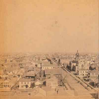 Bird's Eye View of Galveston [Stereoview]