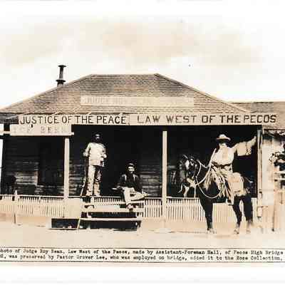 Judge Roy Bean's Saloon [Photograph]