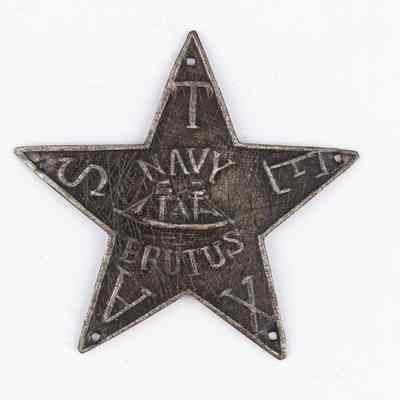 Texas Navy Brutus Silver Hat Star