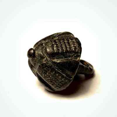 Spanish Military Doublet Button Menendez Expedition St. Augustine 1665 #2 (117)