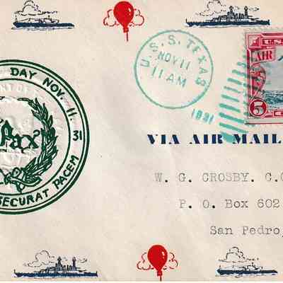 USS Texas “Armistice Day” [Cover]