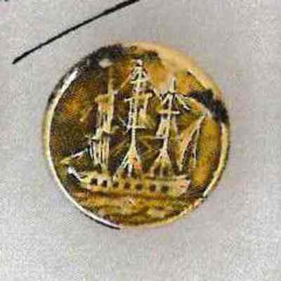 #25 United States or Mexican Navy Cuff Button