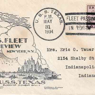 USS Texas “Fleet Passing” [Cover]