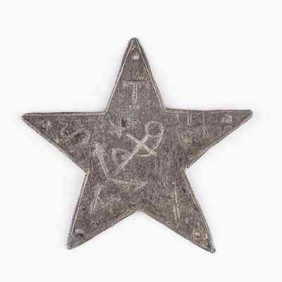 Texas Navy Silver Hat Star