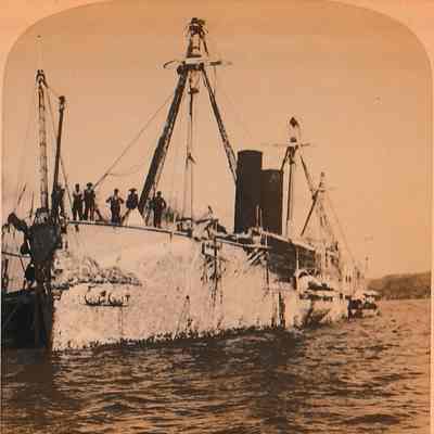 SNS Reina Mercedes [Stereograph]