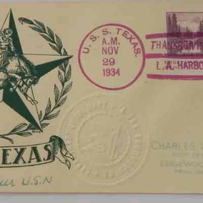 USS Texas (BB 35) “Thanksgiving Day” [Cover]