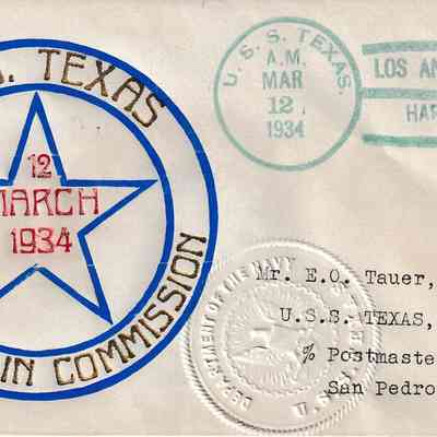 USS Texas "20th Anniversary in Commission" [Cover]