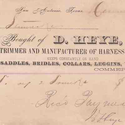 Deidrich Heye [Reciept]