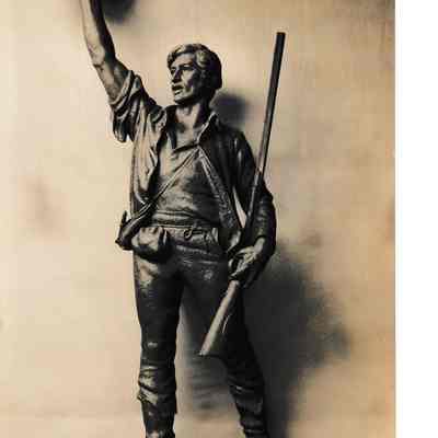 Ben Milam Statue [Photograph]