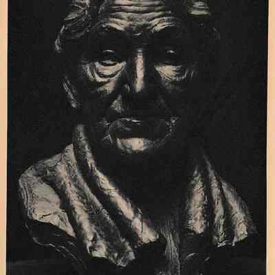 Portrait of an Old Lady [Postcard]