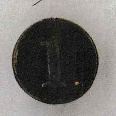 #17 1st Mexico City Battalion Coat Button