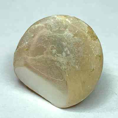 Japanese Soldier Carved Shell Button
