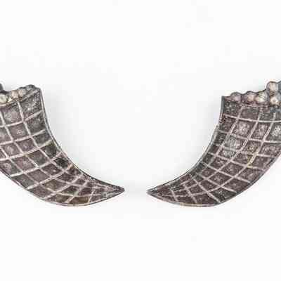 Purser Silver Cornucopia Collar Insignia
