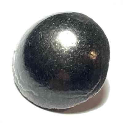 1600s Spanish Florida Silver Dublet Button St. Augustine (100)