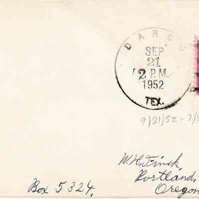 Darco "First Day Post Office" [Index Card]